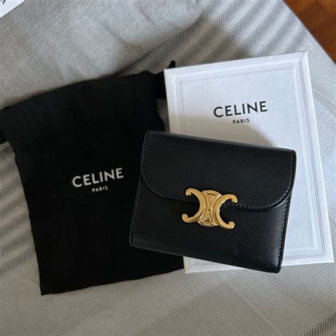 celine triomphe wallet review|Celine small triomphe wallet.